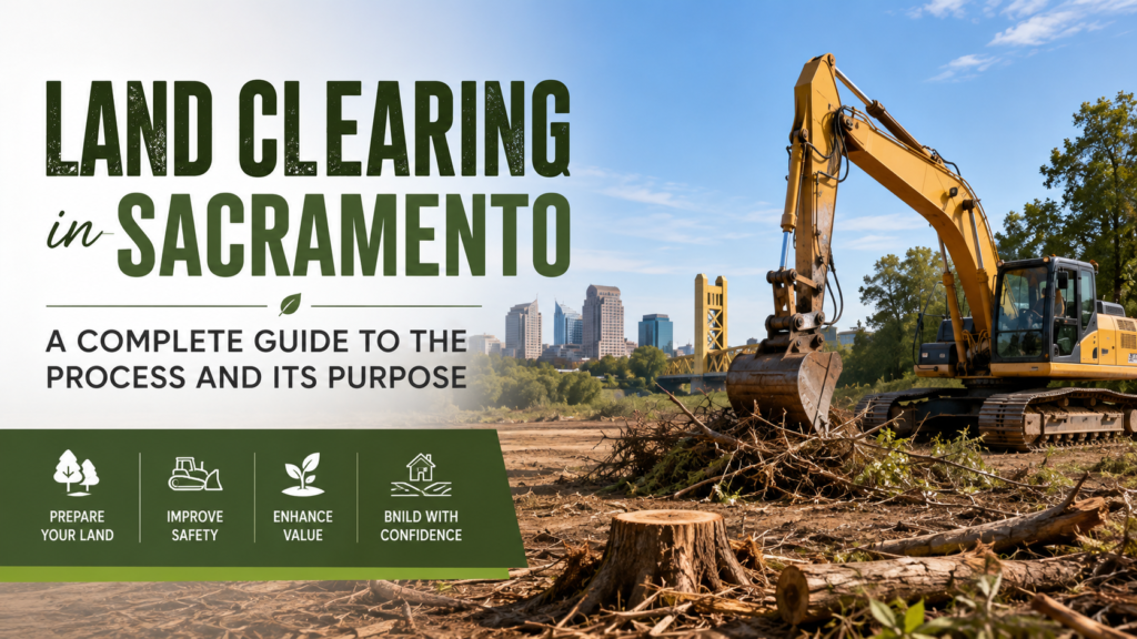 Land Clearing in Sacramento: A Complete Guide to the Process and Its Purpose